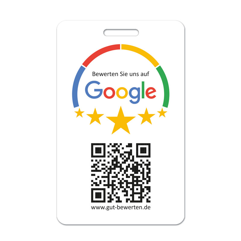 NFC-Karte zum Sammeln von Google-Bewertungen am Point of Sale | Review Collector NFC-Card